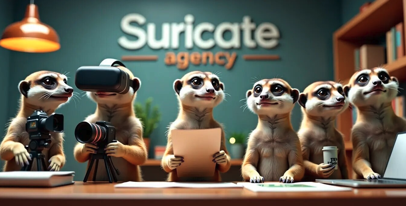 La bande de Suricates au bureau